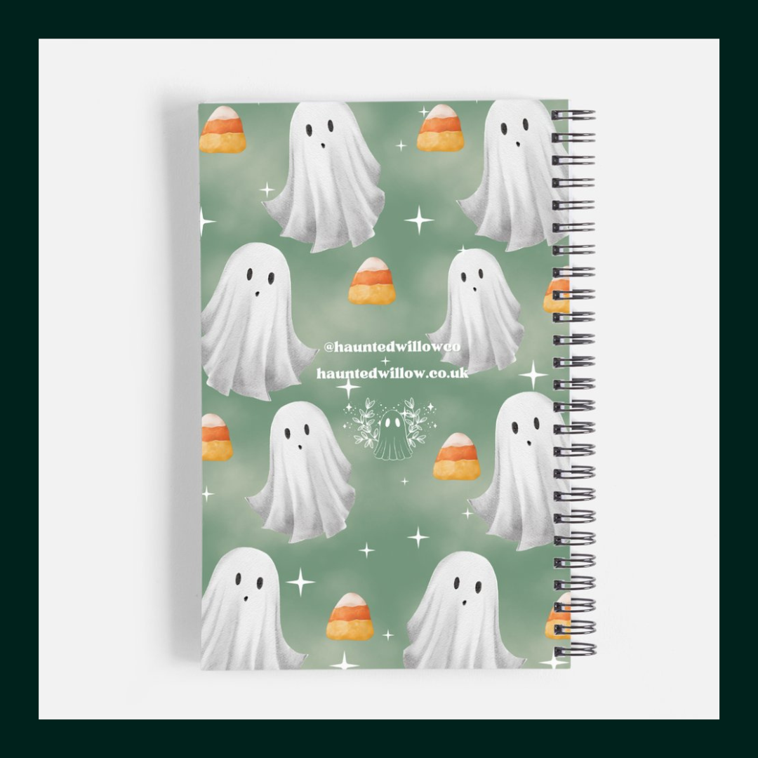 Trick-Or-Treat Notebook - 80 Pages, Spiral Bound