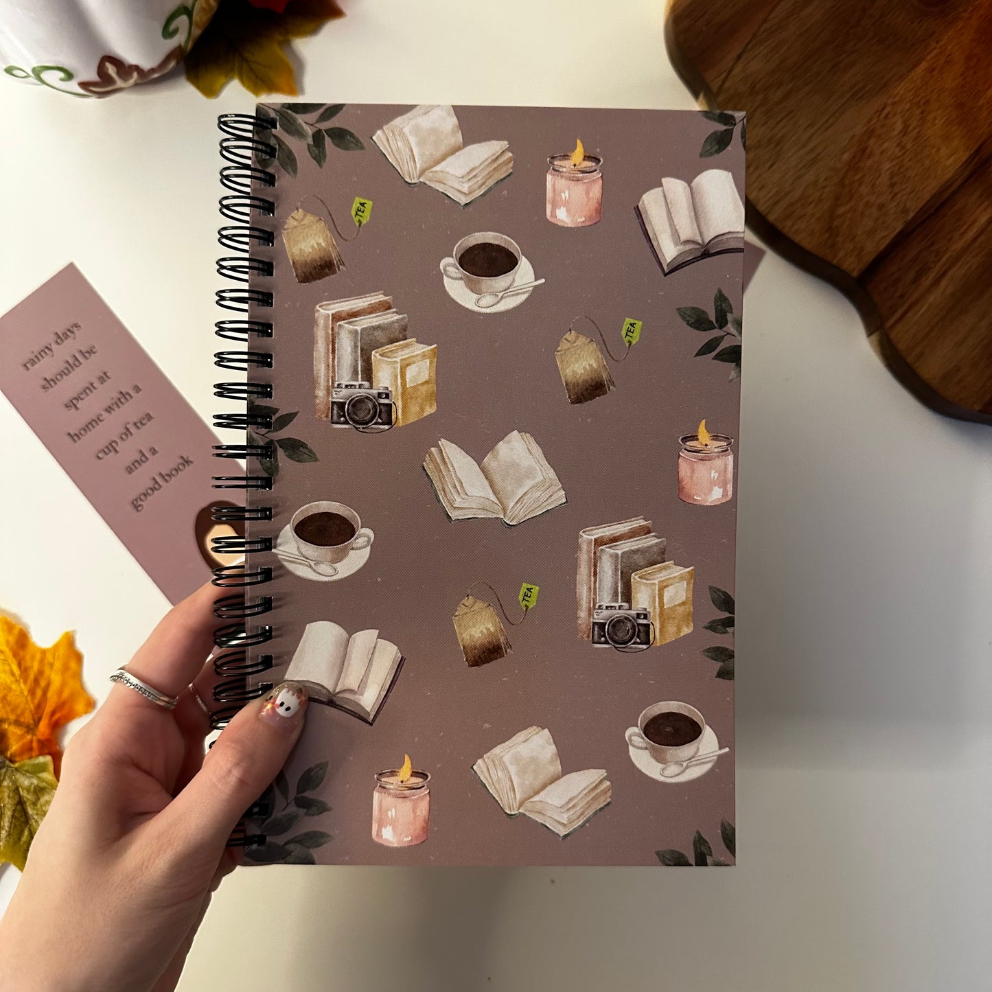 Cup of Cosy Notebook - 80 Pages, Spiral Bound